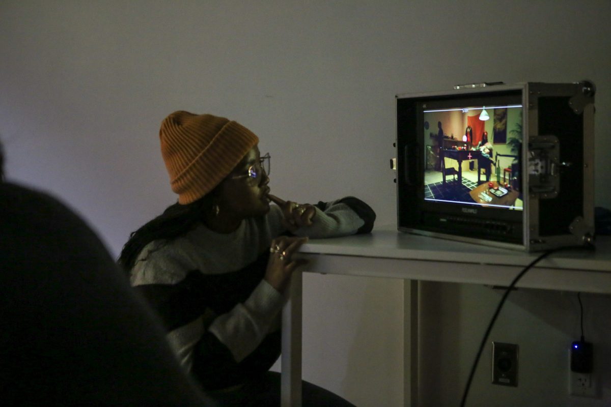 InFocus students working together in the studio