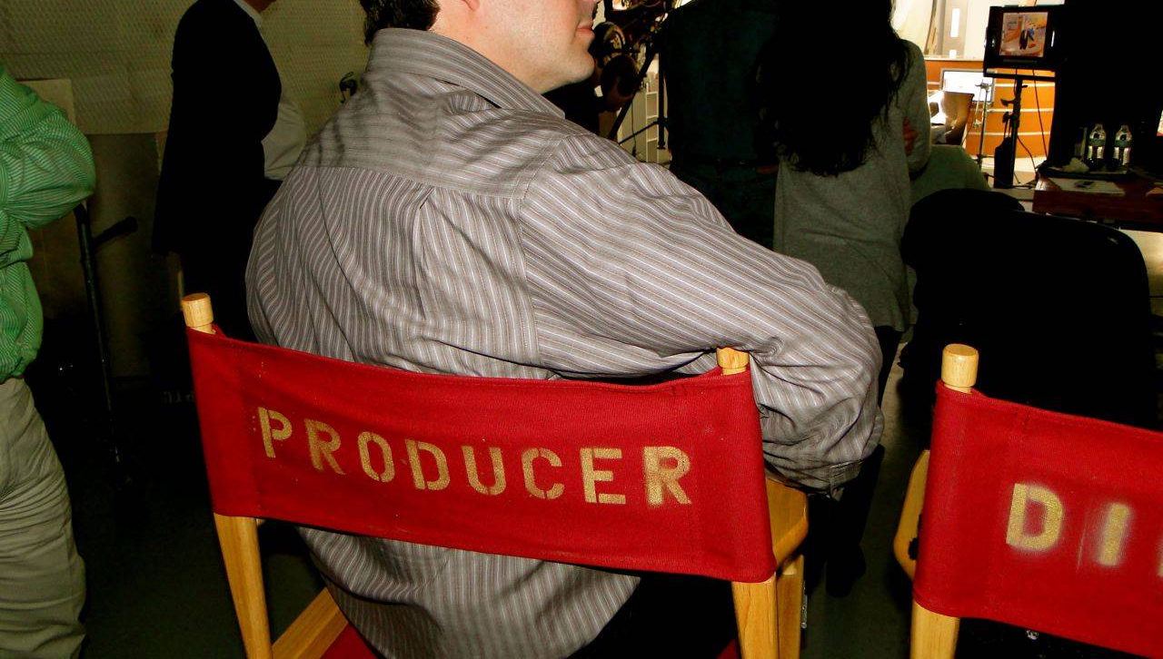producer on movie set